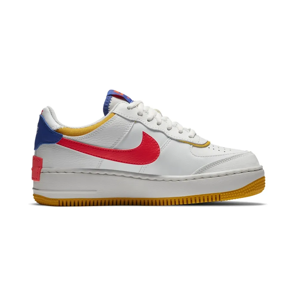 Nike Air Force 1 Shadow White Flash Crimson Astronomy Blue (W) Summit White/Flash Crimson-Dark Sulfur-Astronomy Blue (CI0919-105)
