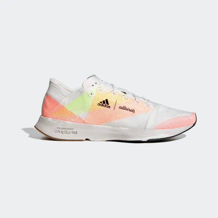 adidas ADIZERO X ALLBIRDS 2.94 KG CO2E Non Dyed / Core Black / Acid Red (GY6185)