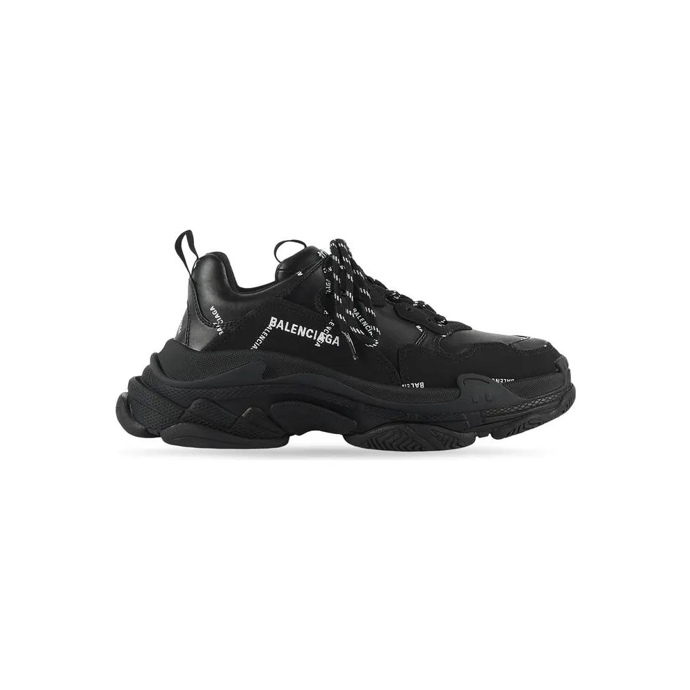 Balenciaga Triple S Black Logo (W)