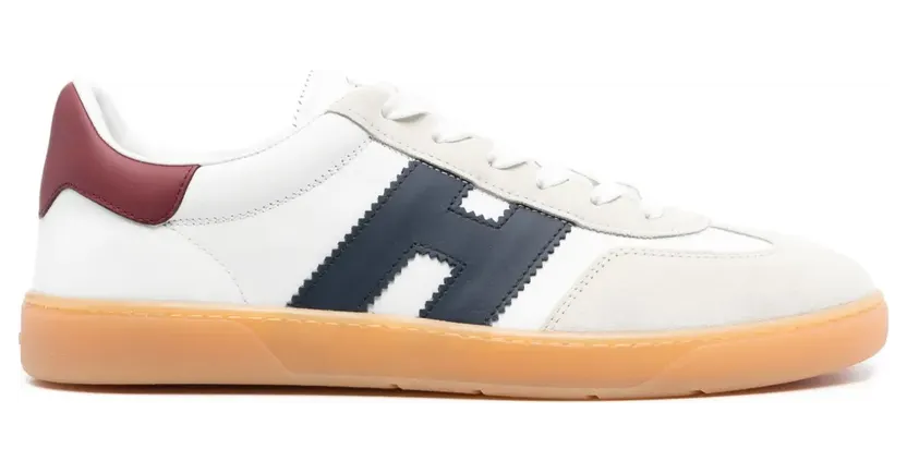 Hogan Sneakers met logoprint – Beige (HXM6470FB60ODZ)