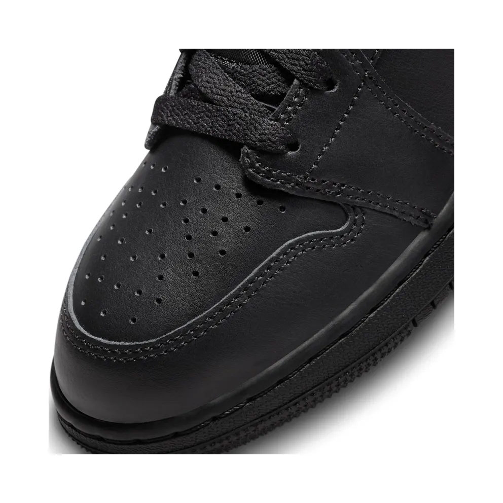 Jordan 1 Mid Triple Black (554725-093)