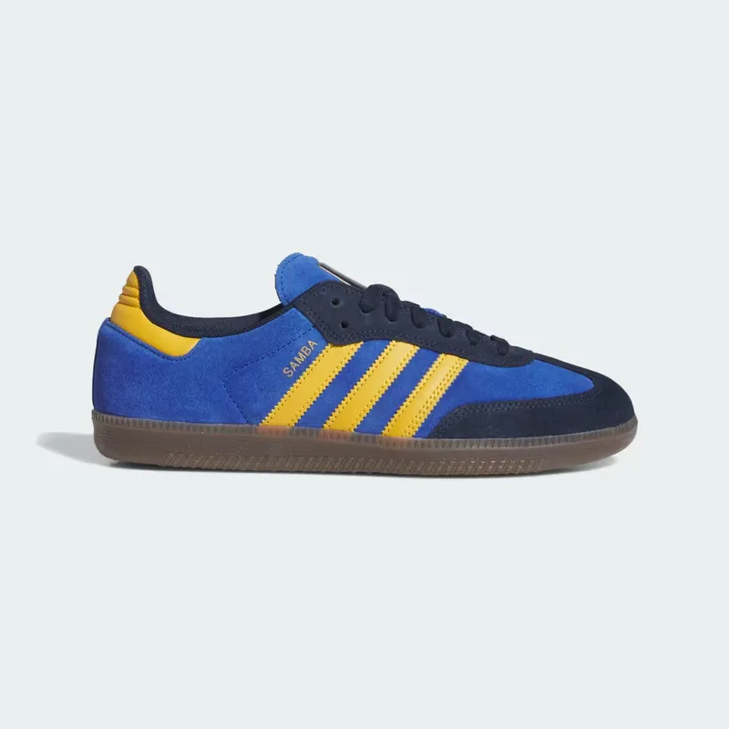 adidas Samba ADV Collegiate Navy Preloved Yellow (HQ9283)