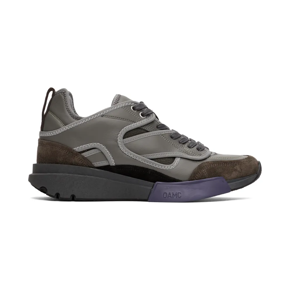 OAMC Gray Aurora Runner Sneakers (22A28OAS02 TOMOA006)