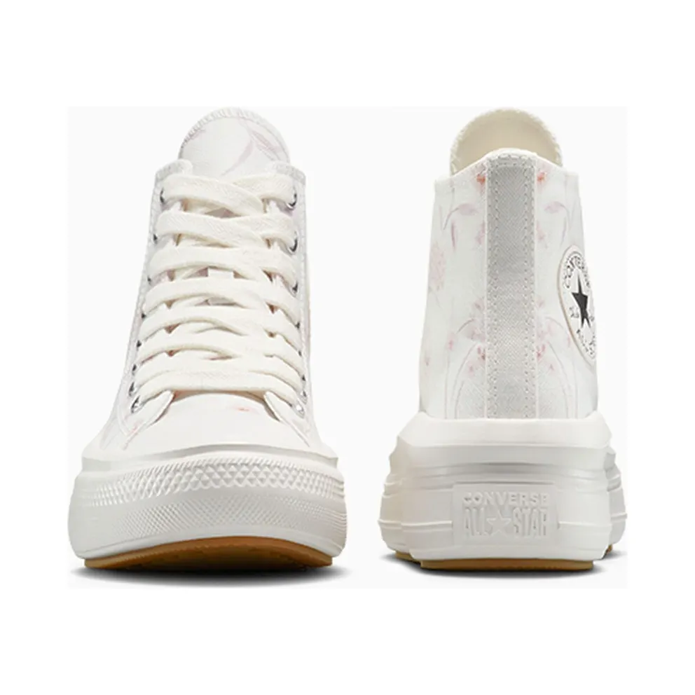 Converse Chuck Taylor All Star Move Platform Flowers Vintage White/Egret/Silver (A15483C)