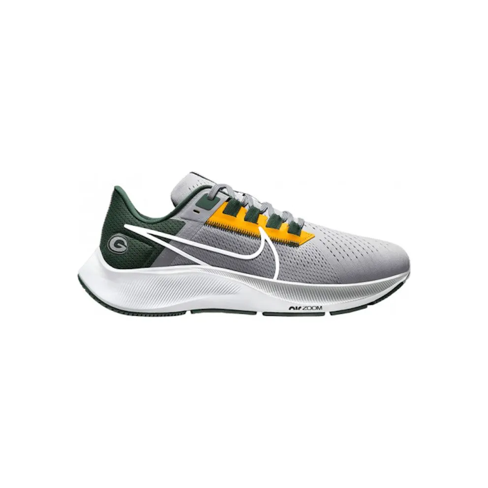 Nike Air Zoom Pegasus 38 Green Bay Packers Grey (DJ0844-001)