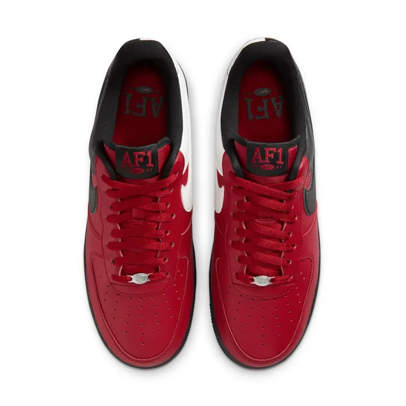 Nike Air Force 1 Low ’07 LV8 “Gym Red Summit White Black” (IB6847-600)