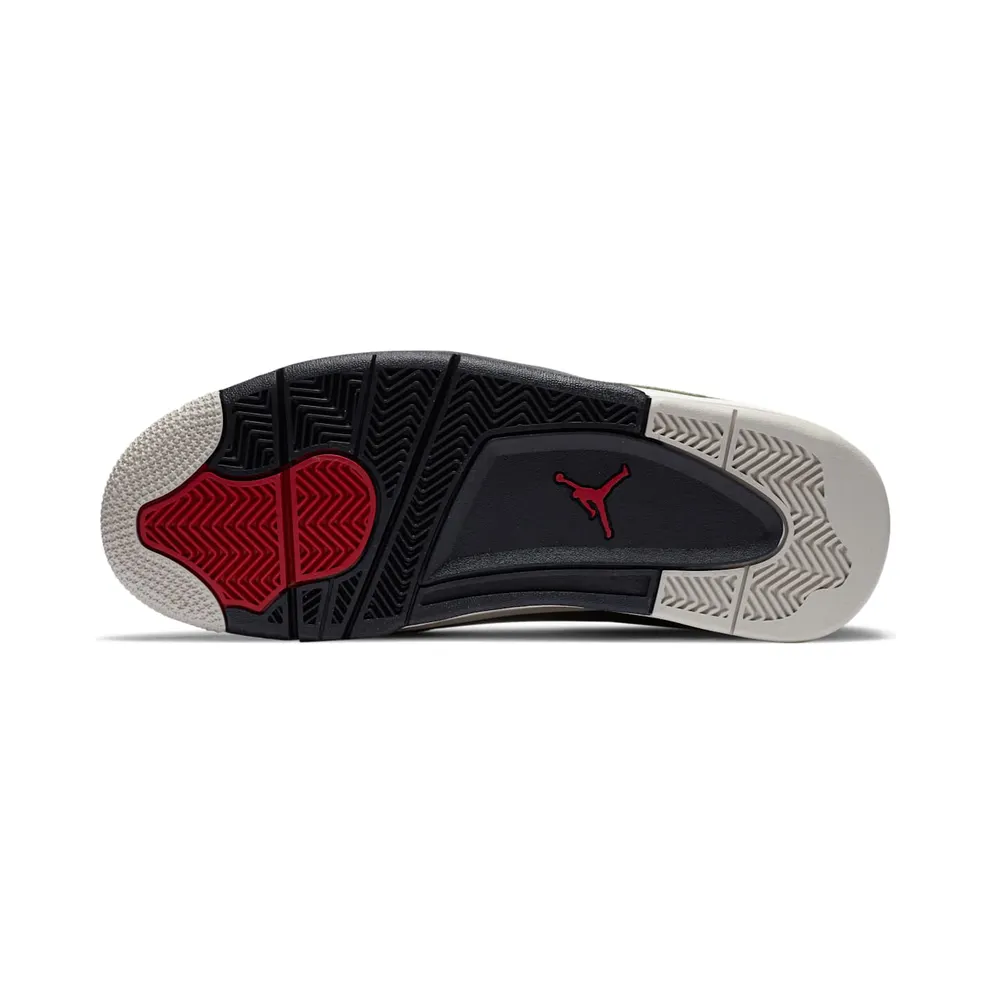 Jordan Dub Zero Camo Medium Olive/Black-Light Bone-Gym Red (311046-200)