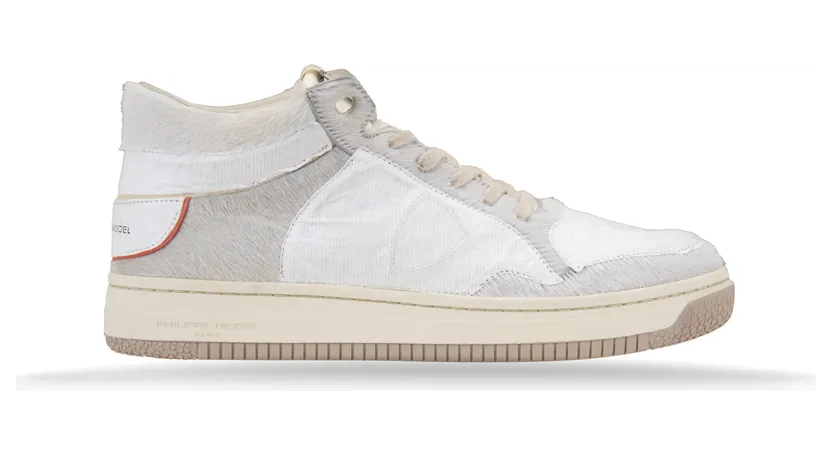 Philippe Model Arles High “White/Grey/Orange” (ARHU TYV1)