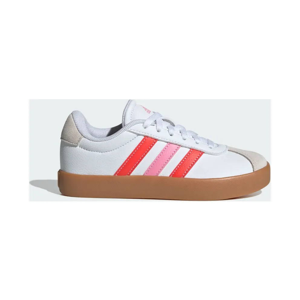 Adidas VL Court 3.0 Kids Cloud White / Bright Red / Bliss Pink (JH8722)