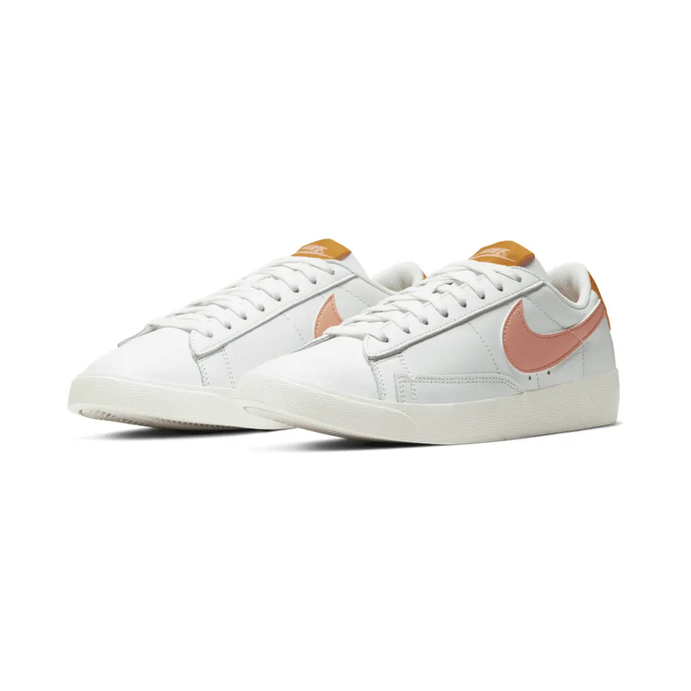 Nike Blazer Low Summit White Pink Quartz (W) Summit White/Pink Quartz-Pollen Rise (AV9370-112)