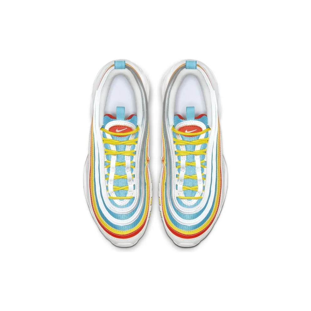 Nike Air Max 97 Summer Pack 2019 (GS) Blue Fury/Team Orange-Opti Yellow-Summit White (CK0052-400)