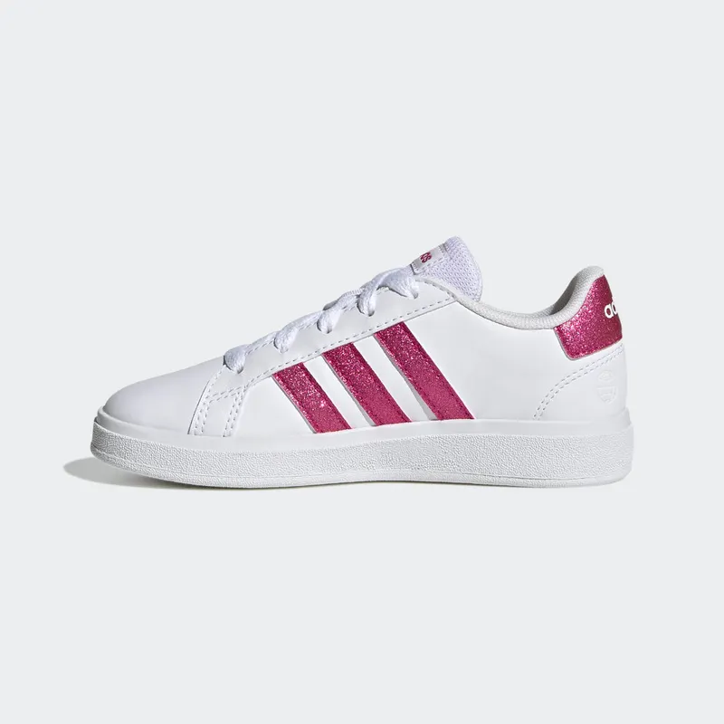 Adidas Grand Court Lifestyle Tennis Lace-Up Cloud White / Team Real Magenta / Cloud White (GY4764)