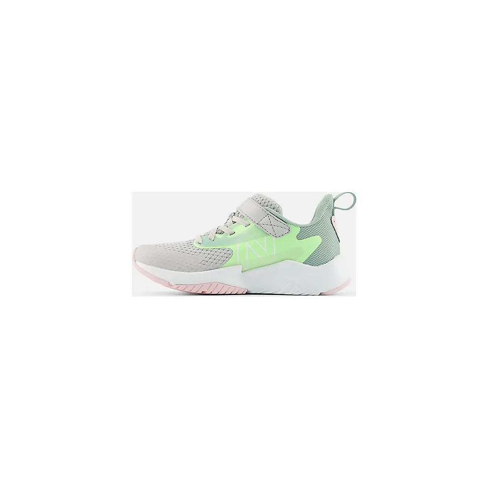 New Balance Rave Run v2 Bungee Lace Grey Matter Mint Flash Mosaic Green (YTRAVE2)