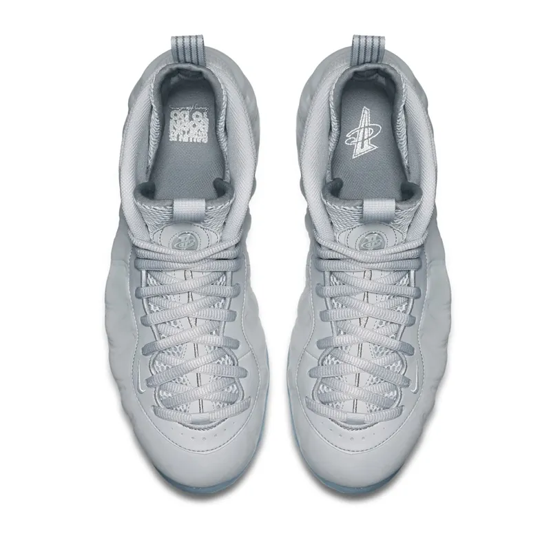 Nike Air Foamposite One Wolf Grey Suede Wolf Grey/White-Wolf Grey-Black (575420-007)