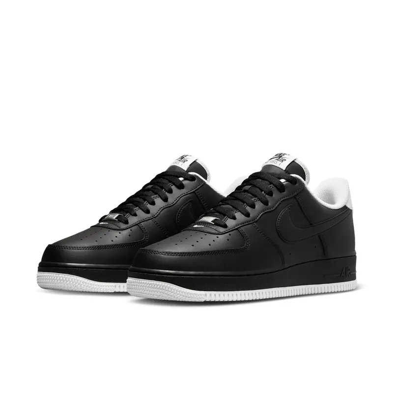 Nike Air Force 1 Low ’07 Black White Sole (DH7561-001)