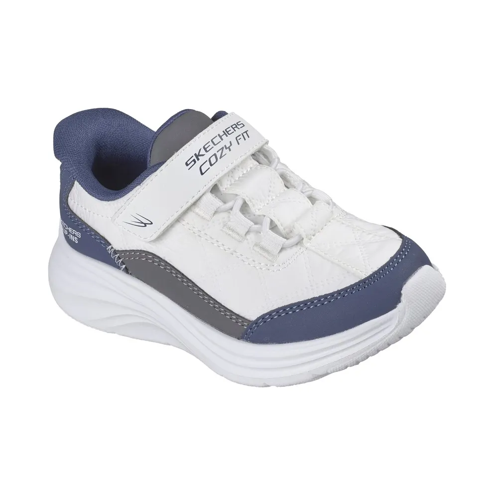 Skechers Slip-ins: Comfy Sprints – Cozy Fit Sneaker White/Marine