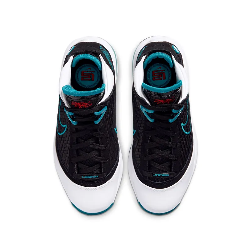 Nike LeBron 7 NFW Red Carpet 2019 (GS) White/Black-Glass Blue-Challenge Red (CT3794-100)