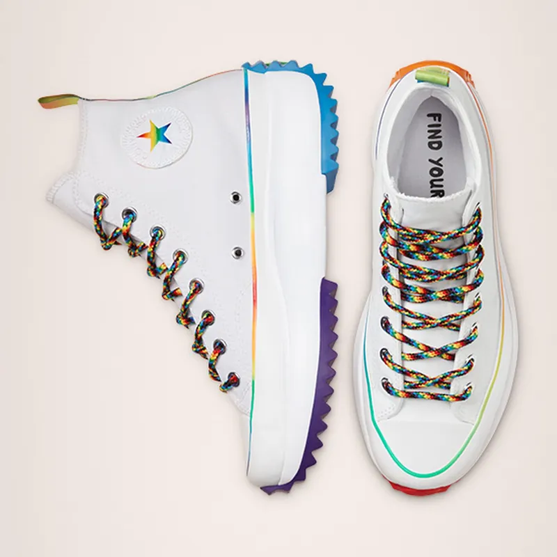 Converse Pride Run Star Hike White/multi/White (170824C)