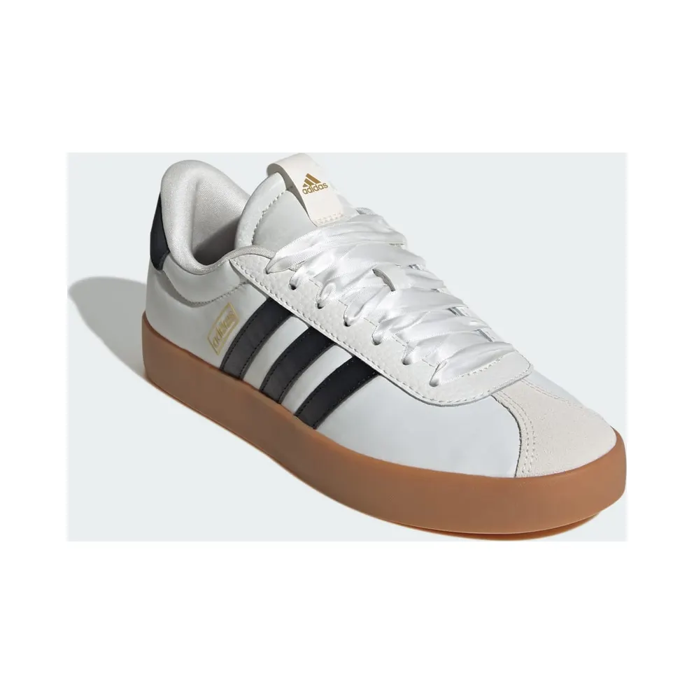 adidas VL Court 3.0 Core White Core Black Gold Metallic (JR8674)