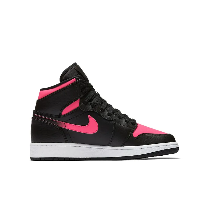 Jordan 1 Retro High Black Hyper Pink (GS) Black/Black-Hyper Pink-White (332148-019)