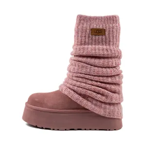 Ugg Classic Mini Dipper Legwarmer Boot “Pink Dawn” (1178990-PDW)