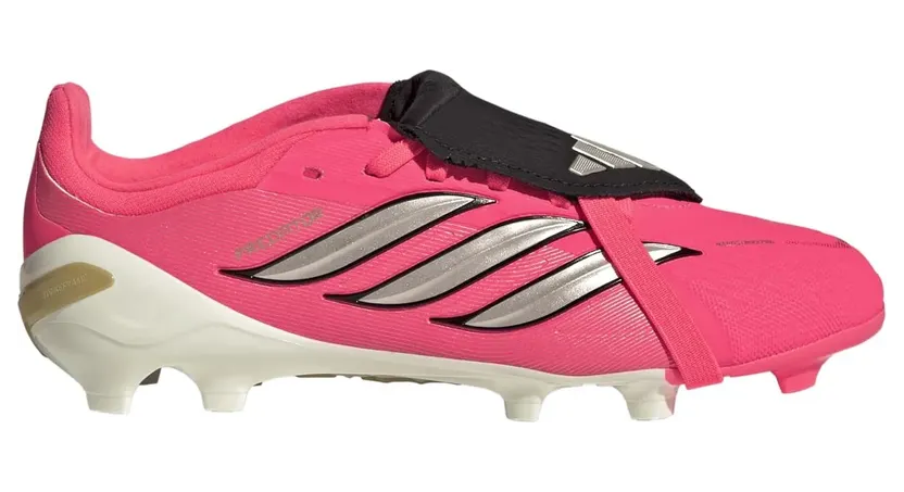 Adidas Predator Elite Fold-Over Tongue FG Kinder Nockenschuhe, rosa, Größe 38 (HP9970)