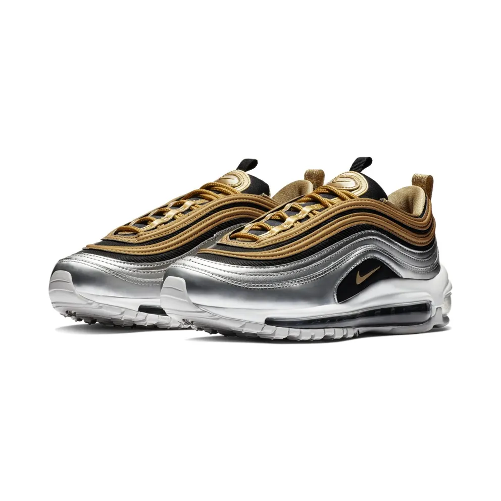 Nike Womens Air Max 97 Metallic Gold Silver (2018) (AQ4137-700)