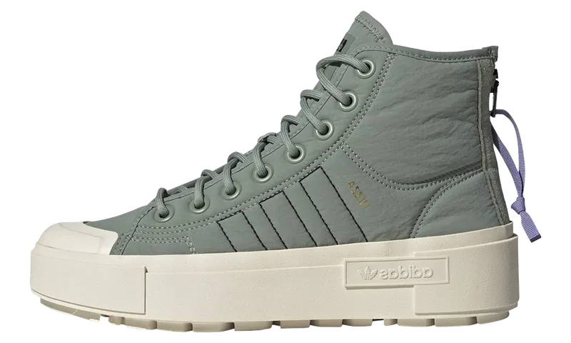 adidas Nizza Bonega X Silver Green / Core Black / Light Purple (HQ6042)