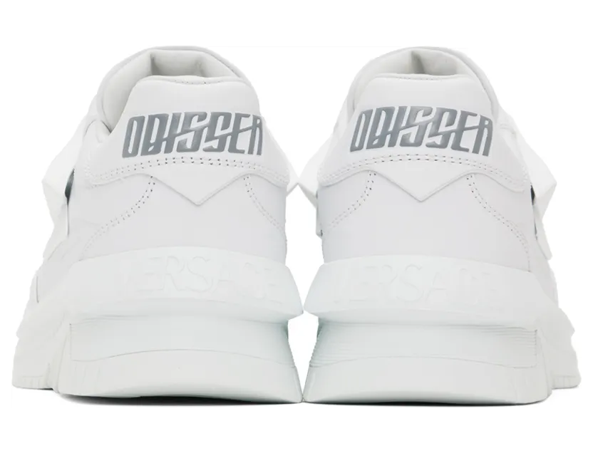 Versace White Odissea Sneakers (1005215_1A03180_1W010) (2)