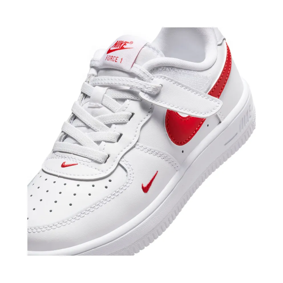 Nike Force 1 Low EasyOn PS “White / University Red” (HM9652-101)