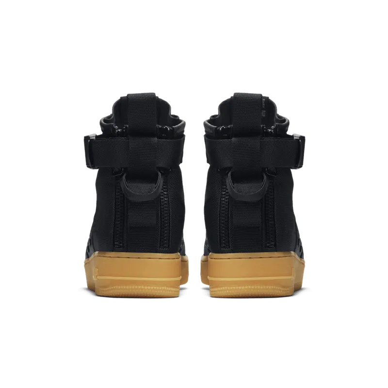 Nike SF Air Force 1 Mid Black Gum Black/Black-Gum Light Brown (917753-003)