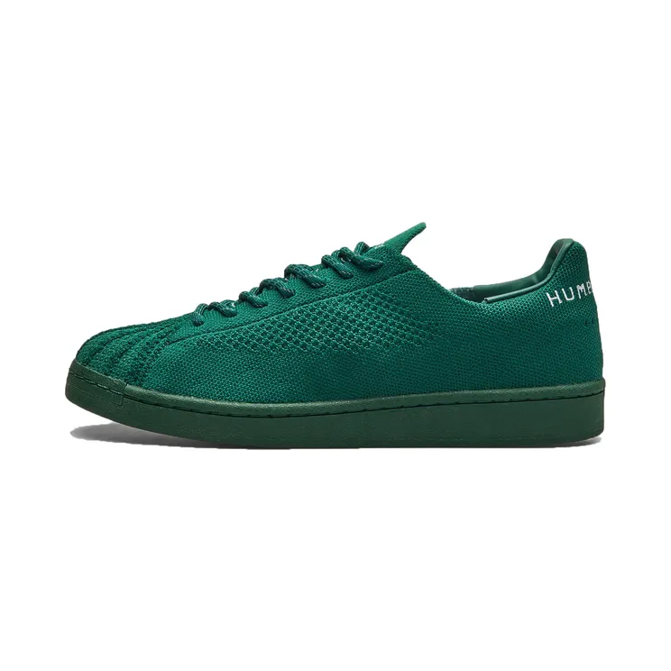 adidas Pharrell Williams Superstar Primeknit Dark Green / Dark Green / Sky Tint (S42928)