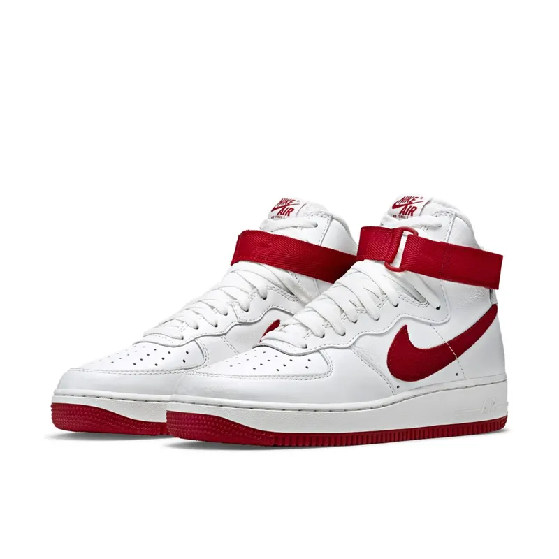 Nike Air Force 1 High Nai Ke Summit White (2015) Summit White/University Red (743546-100)