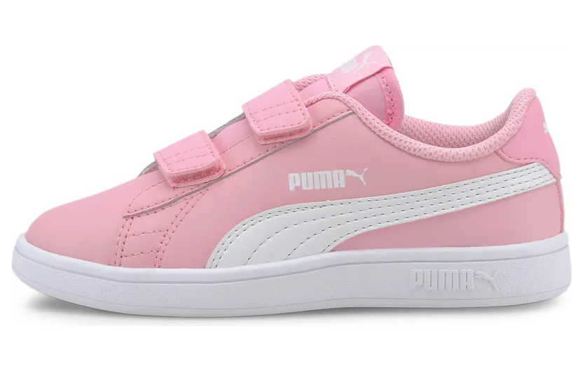 Puma Smash v2 Leather sportscchoenen Roze/Wit (365173-24)