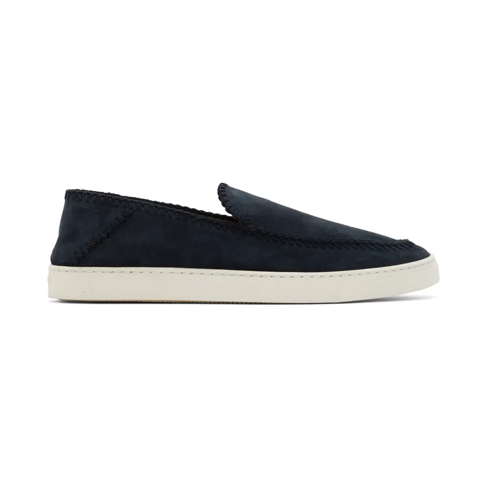 Giorgio Armani Navy Suede Slip-On (X2X141 XM968)