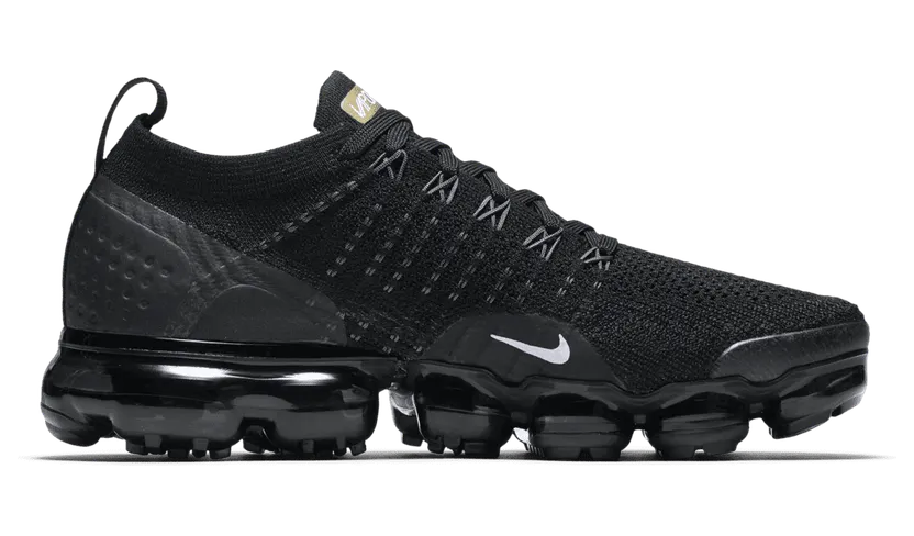 Nike Air VaporMax 2 Black Metallic Gold (W)