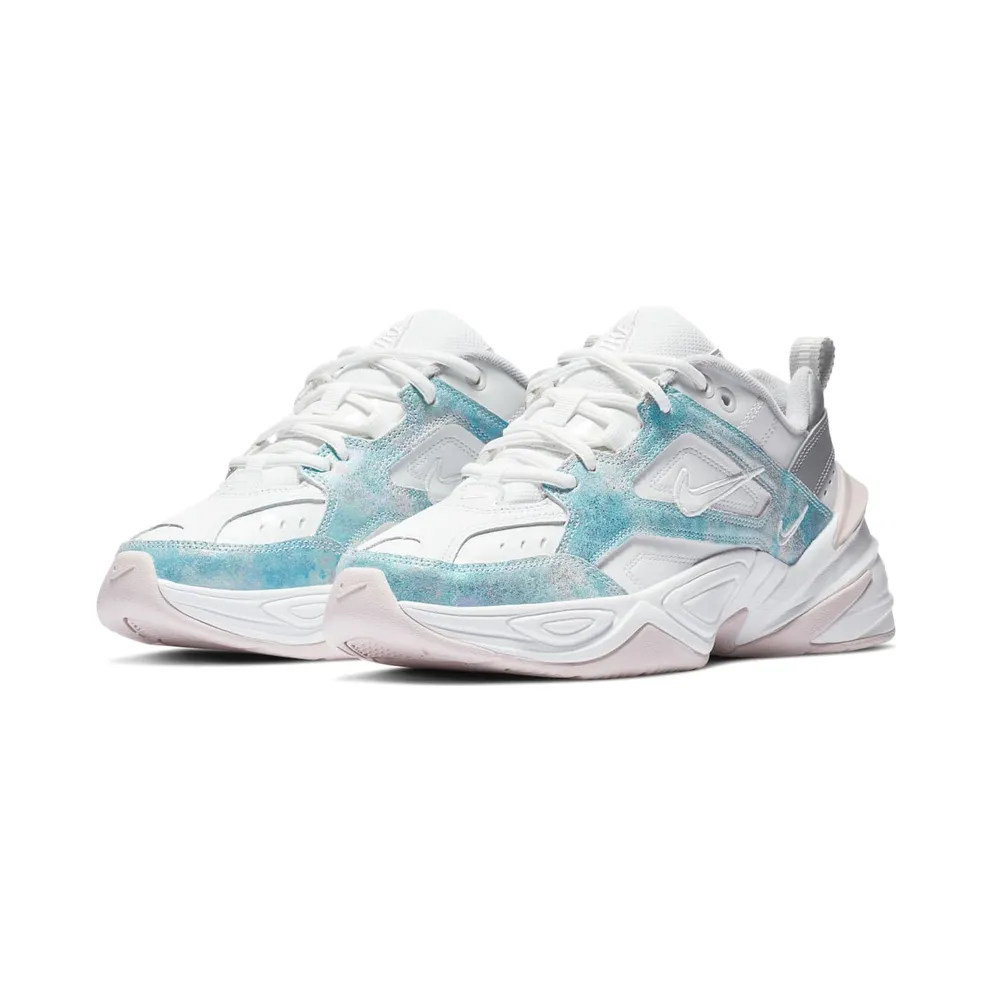 Nike M2K Tekno White Blue (W) Summit White/Barely Rose-Metallic Silver-Summit White (AO3108-103)
