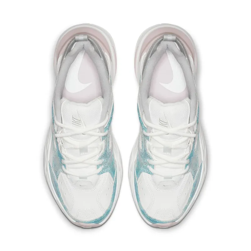 Nike M2K Tekno White Blue (W) Summit White/Barely Rose-Metallic Silver-Summit White (AO3108-103)