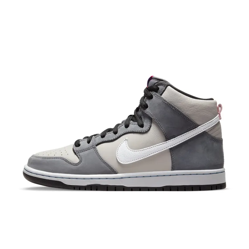 Nike SB Dunk High Medium Grey Pink (DJ9800-001)