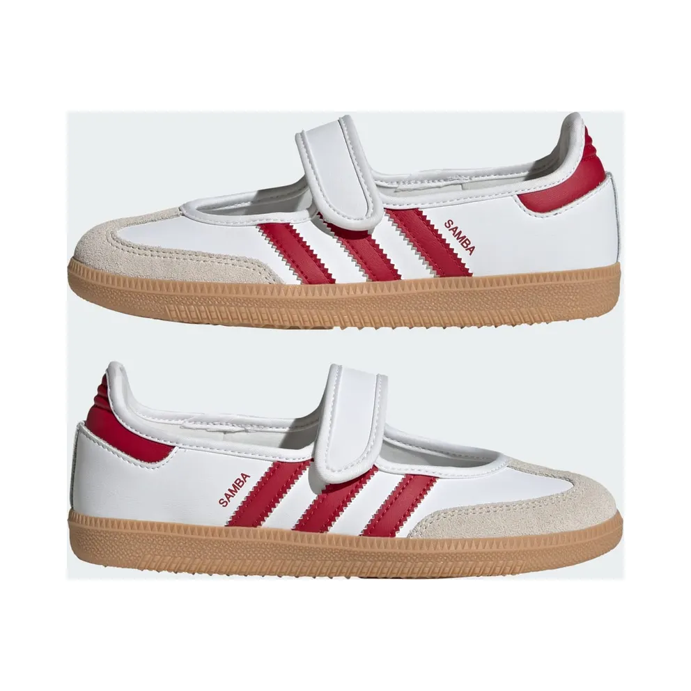 Adidas Samba Jane Kids Cloud White / Team Victory Red / Gum (KJ2658)