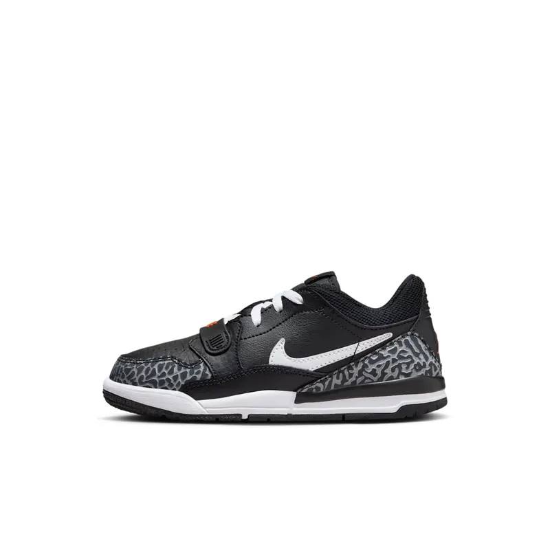 Jordan Legacy 312 Low Black Wolf Grey Safety Orange White (CD9055-018)
