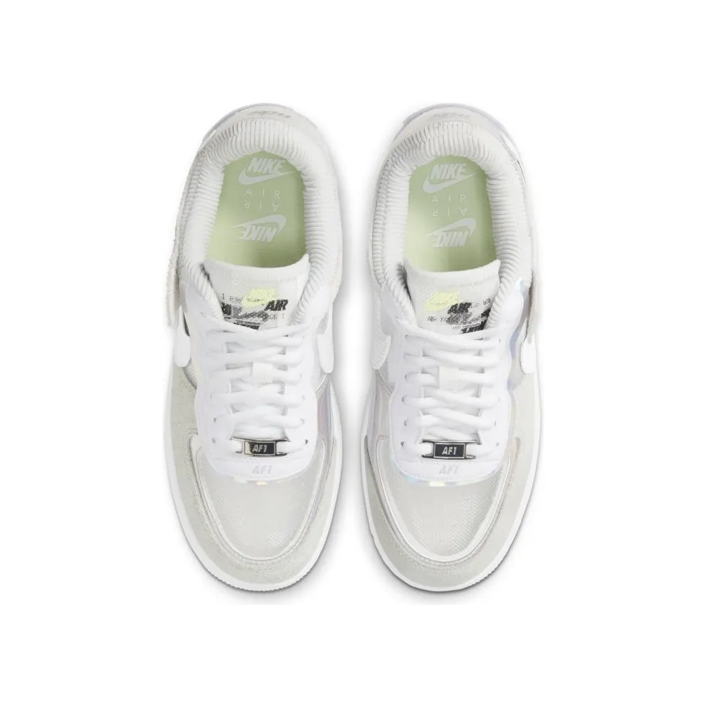 Nike Air Force 1 Shadow Pure Platinum (W) Pure Platinum/White-Metallic Silver-White (DC5255-043)