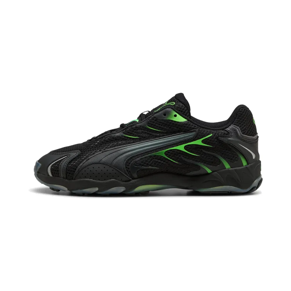 Puma Inhale Sneakers “Black Green Glare” (401560-01)