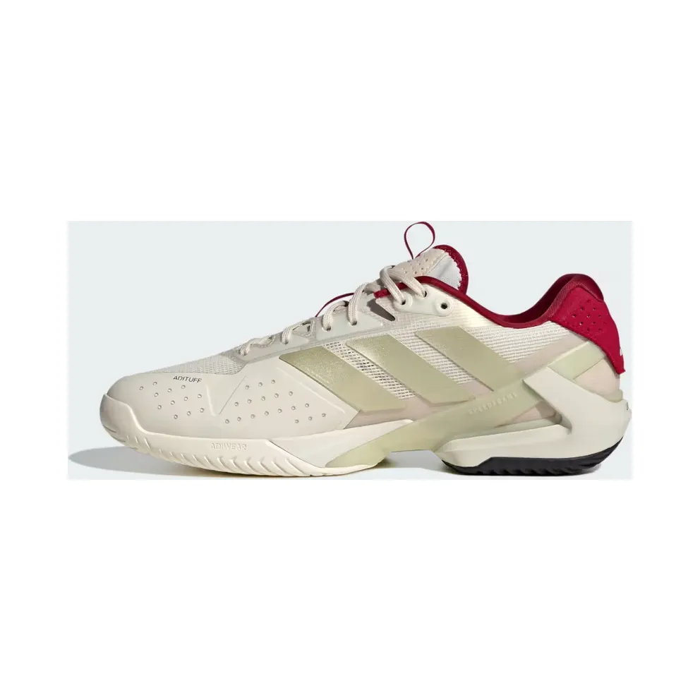 adidas Adizero Ubersonic 5 Chalk White Ice Gold Metallic (JS2562)
