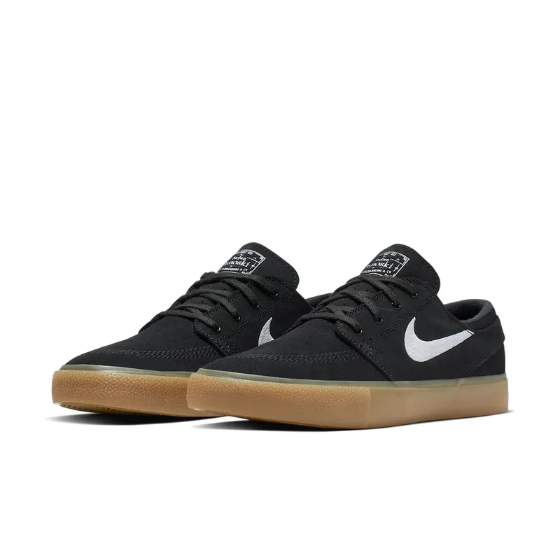 Nike SB Zoom Janoski RM Black White Gum Black/White-Black-Gum Light Brown (AQ7475-003)
