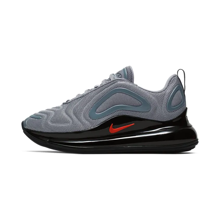 Nike Air Max 720 (GS) “Cool Grey / Black / Bright Crimson” (CQ0360-001)
