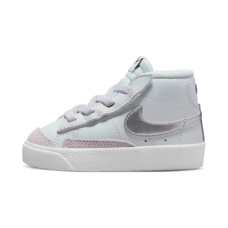 Nike BLAZER MID ’77 TD “Pure Platinum / Barely Grape / Thunder Blue / Metallic Silver” (DA4088-010)