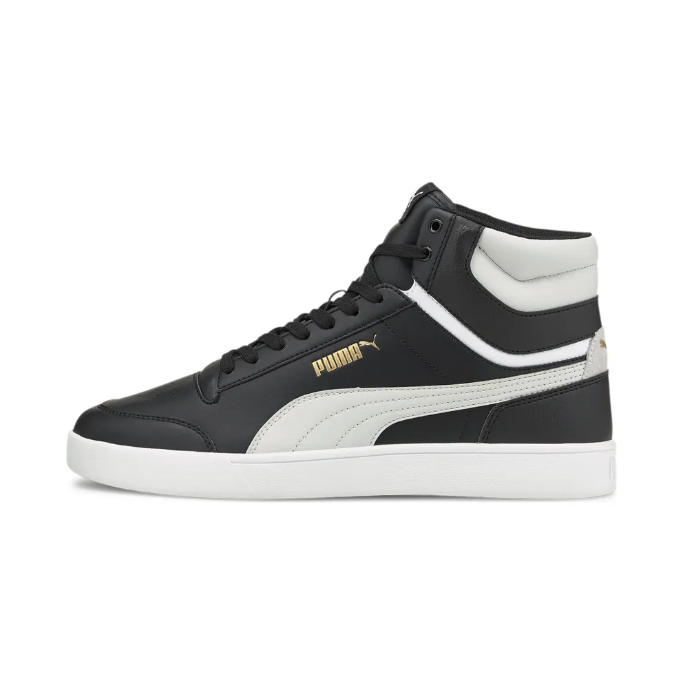Puma Shuffle Mid White/Black/Grey (380748-02)