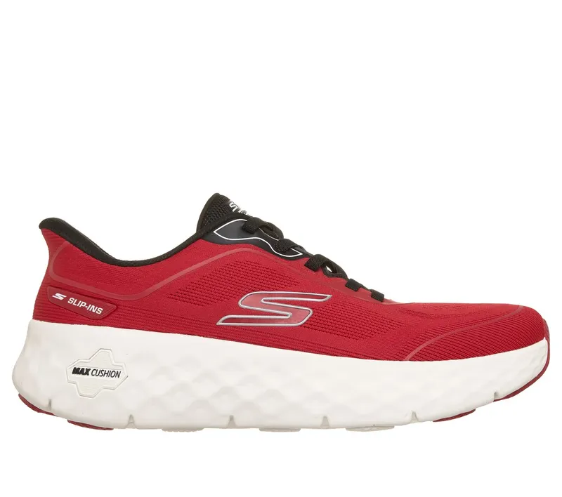 Skechers Slip-ins: GO Walk Max Cushioning Flex “Pave Sneaker Red / Black” (217109RDBK)
