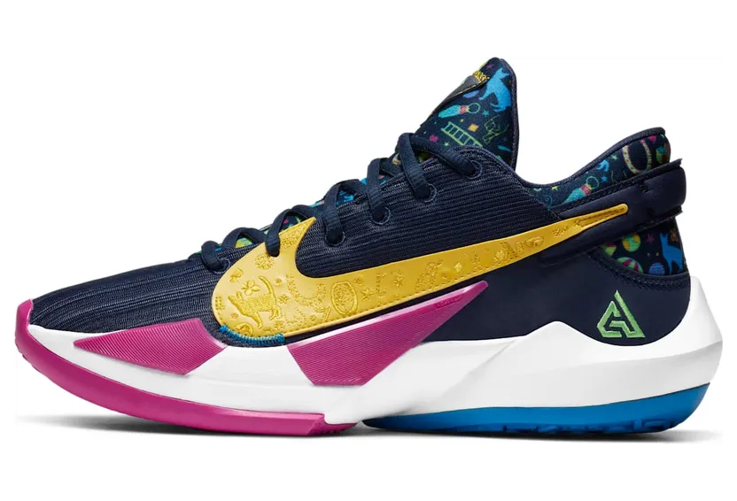 Nike Zoom Freak 2 ‘Superstitious’ Midnight Navy/Poison Green/Fire Pink (DB4689-400)